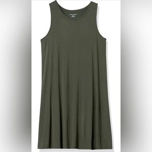 Women's Tank Swing Dress green